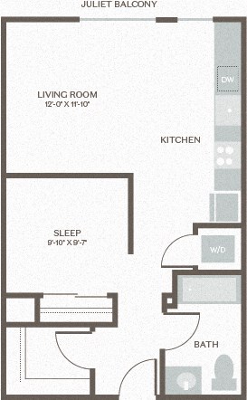 Maris Apartments West Seattle WA Open One Bed 10